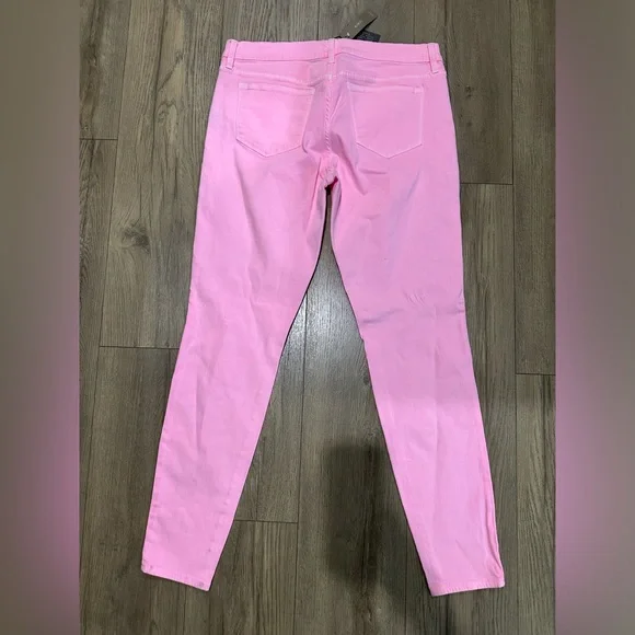 J Crew size 32 Tall pink Toothpick pants NWT - Picture 3 of 3